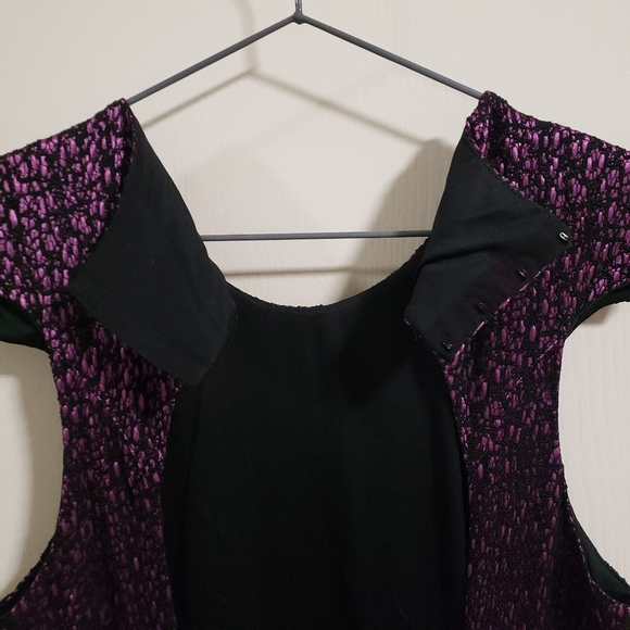 Nasty Gal Black Lace Dress (Cap Sleeve) - Picture 3 of 4